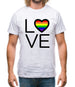 Love-Pride Flag Mens T-Shirt