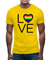 Love-Pride Flag Mens T-Shirt