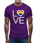 Love-Pride Flag Mens T-Shirt