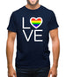 Love-Pride Flag Mens T-Shirt