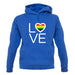 Love-Pride Flag Unisex Hoodie