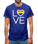 Love-Pride Flag Mens T-Shirt