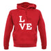 Love Boston Terrier Dog Silhouette unisex hoodie