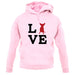 Love Chihuahua Dog Silhouette unisex hoodie