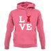 Love Chihuahua Dog Silhouette unisex hoodie