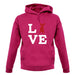 Love Chihuahua Dog Silhouette unisex hoodie