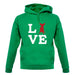 Love Chihuahua Dog Silhouette unisex hoodie