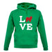 Love Chow Chow Dog Silhouette unisex hoodie