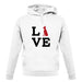 Love Doberman Dog Silhouette unisex hoodie