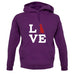 Love Doberman Dog Silhouette unisex hoodie