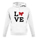 Love Havanese Dog Silhouette unisex hoodie