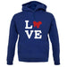 Love Havanese Dog Silhouette unisex hoodie