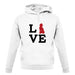 Love Poodle Dog Silhouette unisex hoodie