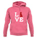 Love Poodle Dog Silhouette unisex hoodie