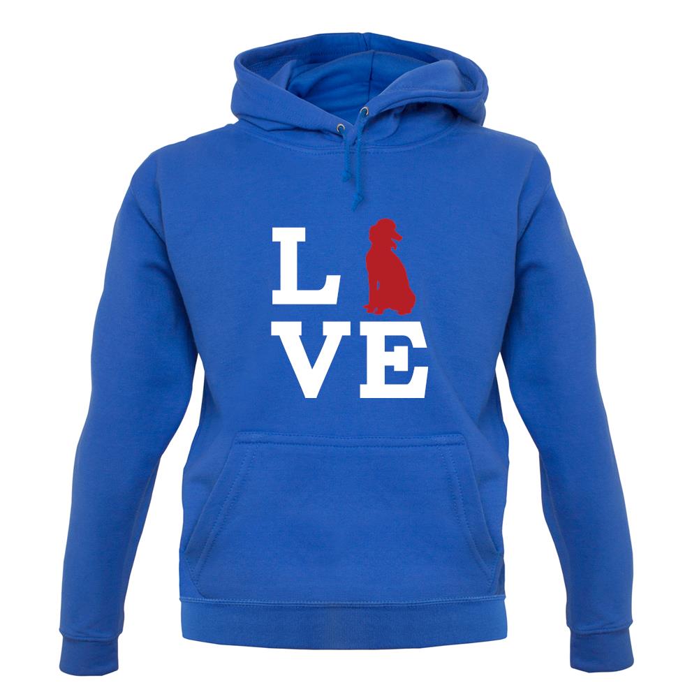 Love Poodle Dog Silhouette unisex hoodie