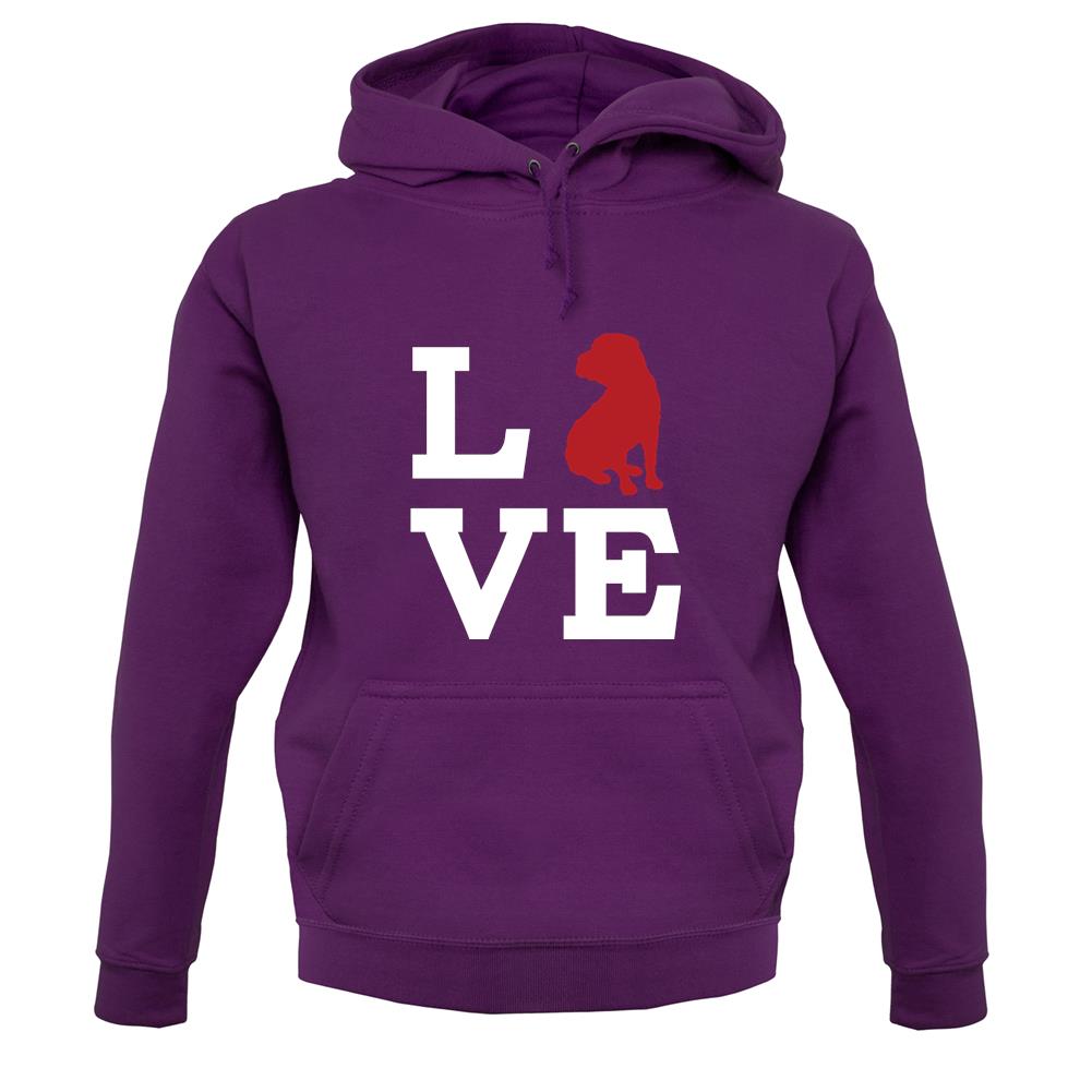 Love Shar Pei Dog Silhouette unisex hoodie