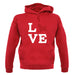 Love Westie Dog Silhouette unisex hoodie