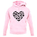 Love Heart Horse Unisex Hoodie