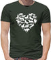 Love Heart Horse Mens T-Shirt