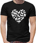 Love Heart Horse Mens T-Shirt