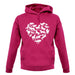 Love Heart Horse Unisex Hoodie