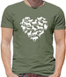 Love Heart Horse Mens T-Shirt