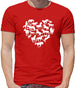 Love Heart Horse Mens T-Shirt