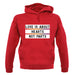 Love Is About Hearts, Not Parts Unisex Hoodie
