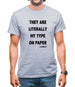 Literally My Type On Paper Mens T-Shirt