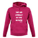 Literally My Type On Paper unisex hoodie