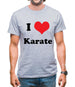 I Love Karate Mens T-Shirt