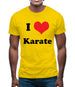 I Love Karate Mens T-Shirt