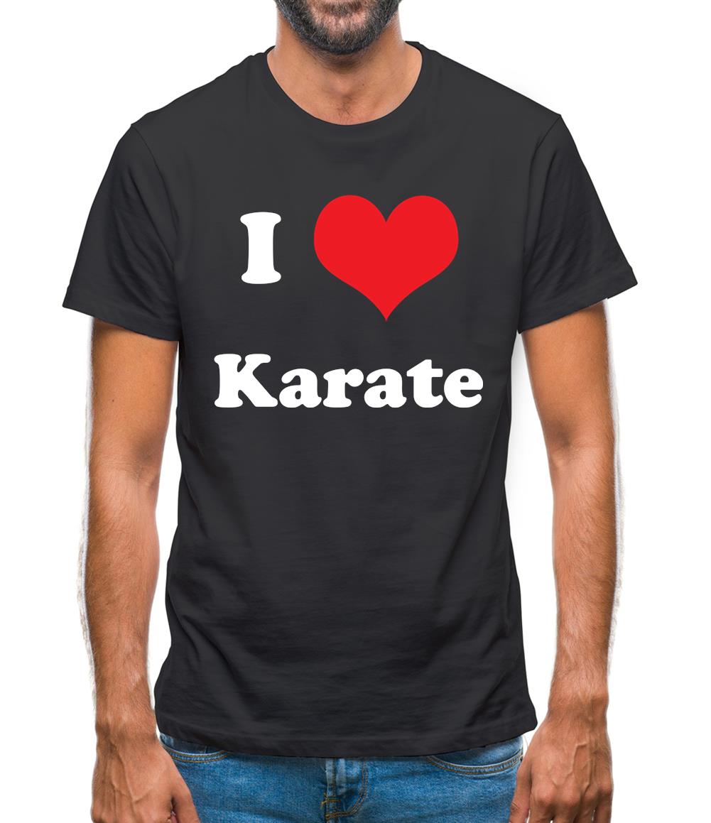 I Love Karate Mens T-Shirt