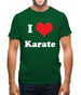 I Love Karate Mens T-Shirt