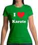 I Love Karate Womens T-Shirt