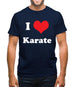 I Love Karate Mens T-Shirt