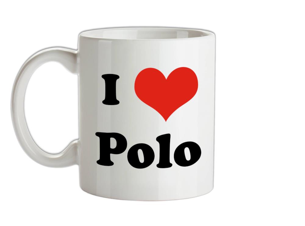 I Love Polo Ceramic Mug