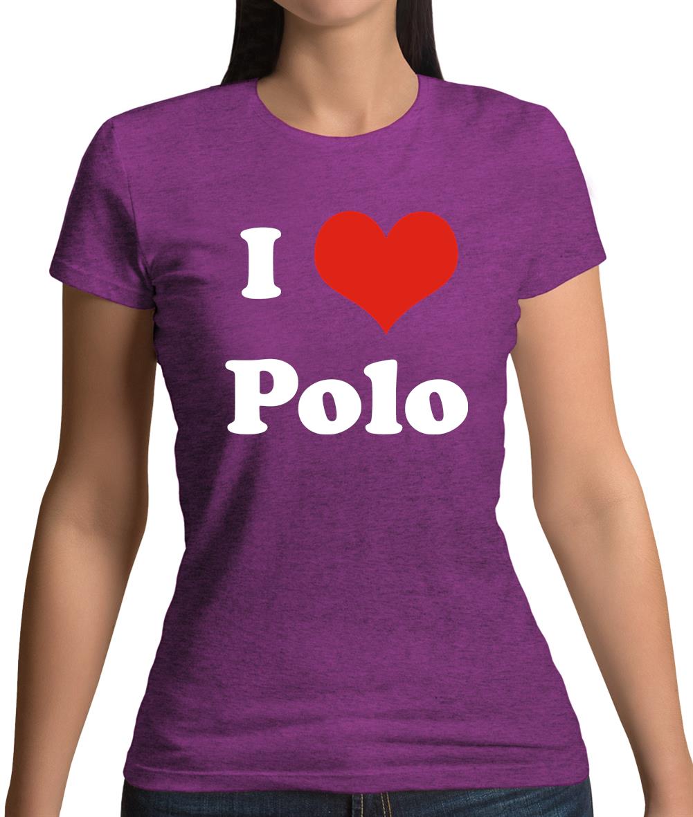 I Love Polo Womens T-Shirt
