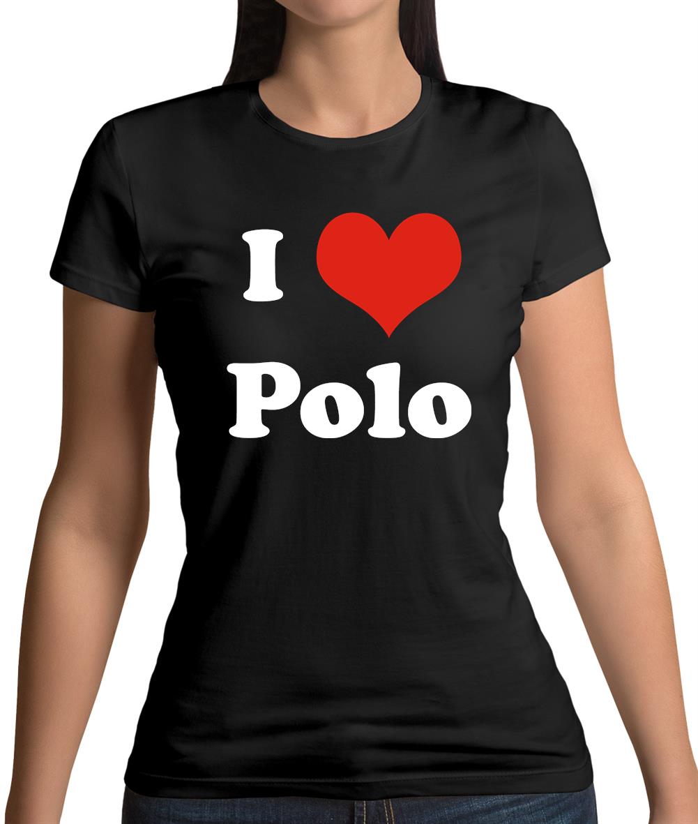 I Love Polo Womens T-Shirt