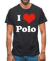 I Love Polo Mens T-Shirt