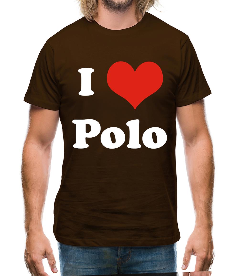 I Love Polo Mens T-Shirt