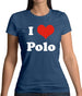 I Love Polo Womens T-Shirt