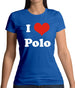 I Love Polo Womens T-Shirt