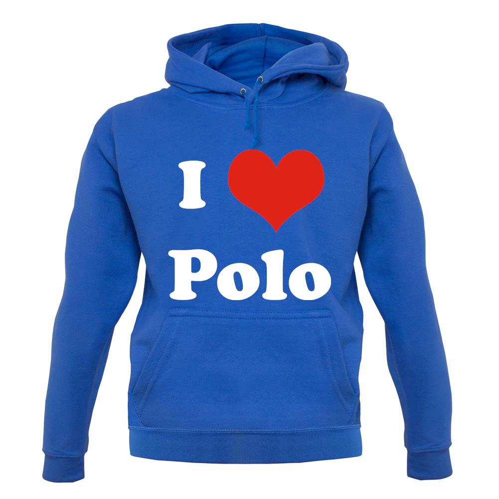 I Love Polo Unisex Hoodie Tee.sh