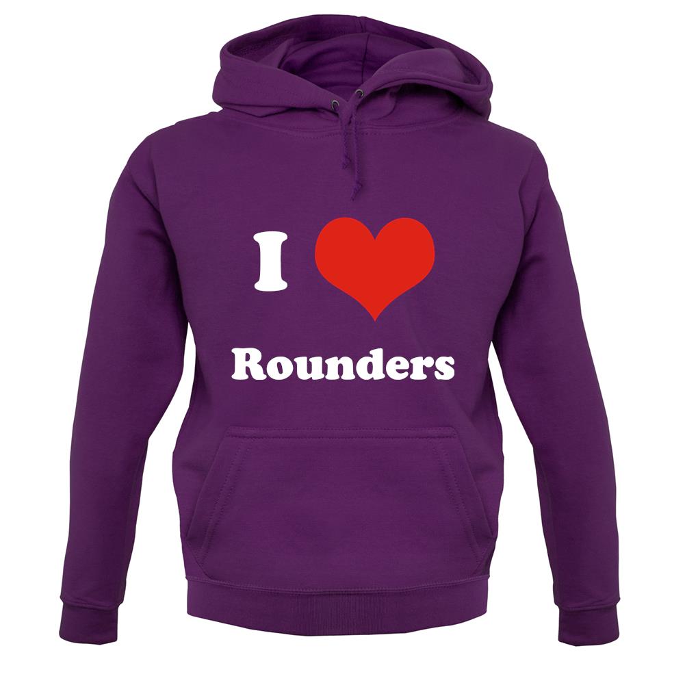 I Love Rounders unisex hoodie