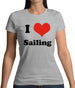 I Love Sailing Womens T-Shirt