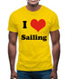 I Love Sailing Mens T-Shirt