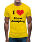 I Love Show Jumping Mens T-Shirt