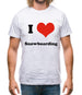 I Love Snowboarding Mens T-Shirt