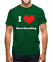 I Love Snowboarding Mens T-Shirt